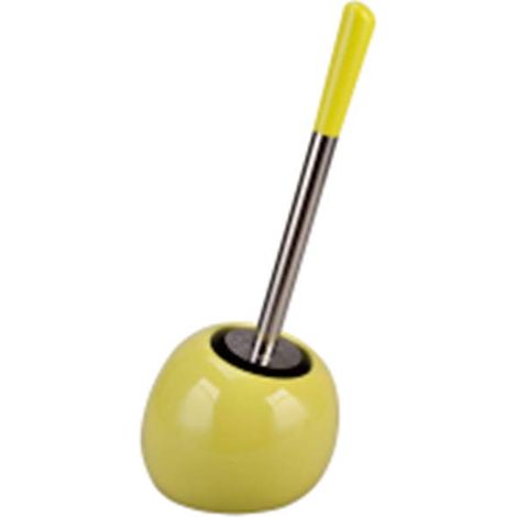 Porte-Balai pour WC Vert, Accessoires de Salle de Bain, Plastique (1/2)