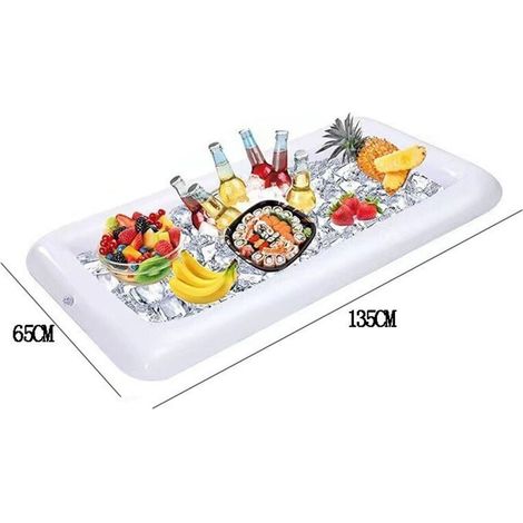 Barre de service gonflable avec drain Glacière pour buffet de glace pour la fête Barre de service gonflable avec drain Glacière pour buffet de glace pour la fête