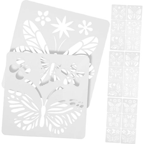 Creative and Safe Insect Design Painting Stencils 2 Sets in