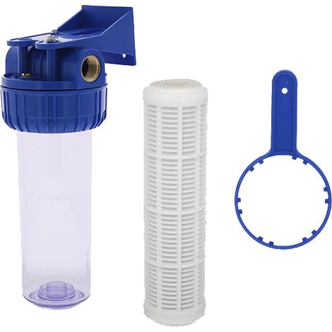 Filtres eau domestique - Filtre anti-impuretés 9''3/4 avec cartouche lavable nylon 60µ de Centrocom (1/5)