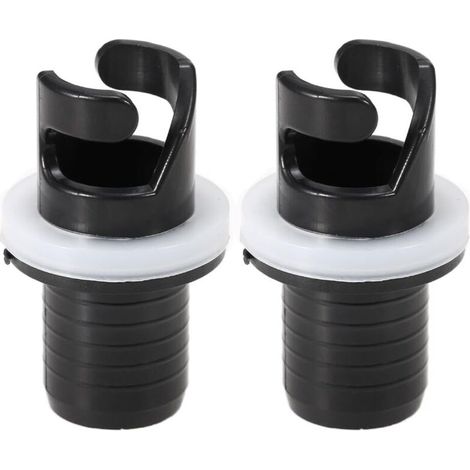 2 adaptateurs de valve pour bateau gonflable/kayak, pied de gonflage