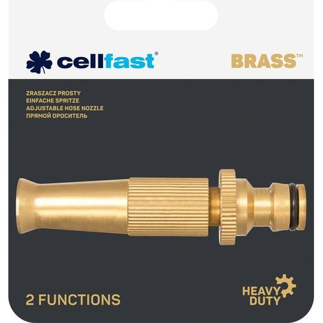 Lanza de riego de 2 funciones brass cellfast