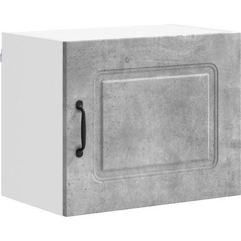 Armadio da cucina rettangolare moderno spazio di archiviazione 50 x 31 x 40 cm in legno multistrato grigio cemento 020053579