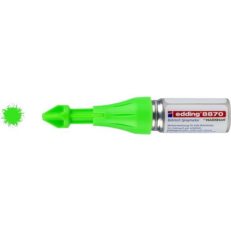 Edding - Boîte de 5 pcs - Marqueur spray pour zones inccessibles E8870 - Marquage précis jusqu'à 50mm – 250 pulvérisations