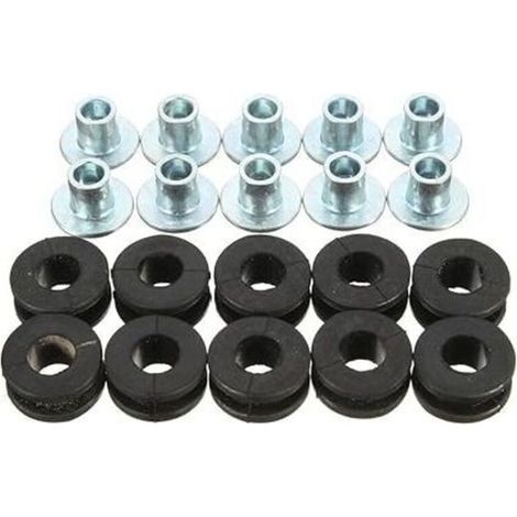 10pcs Moto Caoutchouc oeillet Boulon pour Honda/Yamaha/Suzuki/Kawasaki Fairings