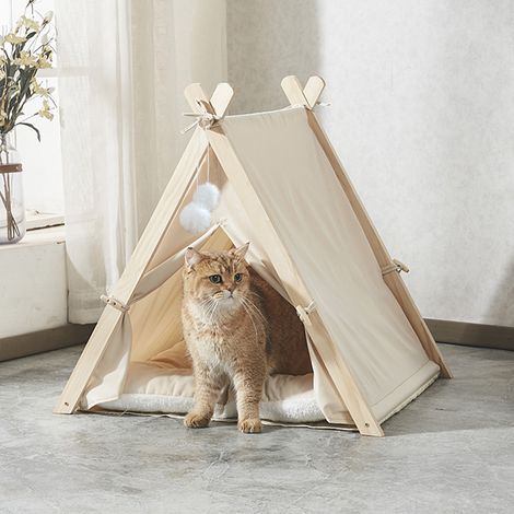 Pet Tent Teepee with Thick Cushion (1/3)