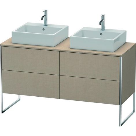 Duravit XSquare Konsolenwaschtischunterbau freistehend, für zwei (1/5)