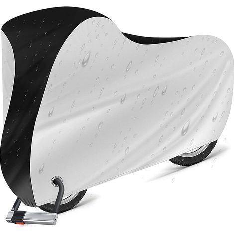 TAISHENGDA- Housse de Vélo, Housse de Protection pour Vélo Imperméable Housse pour Vélo étanche Anti poussière Protection UV Housse de Pluie de Vélo pour VTT et Vélo de Route (sans verrouillage) 180X6 (1/5)
