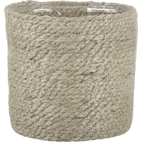 Mica Übertopf Korb Atlantic Ø 16 x 16 cm creme Topf