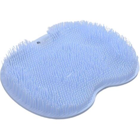 QORVA-Tapis de douche et de bain purifiant pour le soin des pieds  Brosse à pieds  Tapis de lavage des pieds pour la douche  Tapis de massage et de nettoyage doux et épais pour
