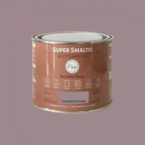 FLEUR SUPER SMALTO MULTI-SUPERFICIE 375ML F16 INDIAN ELEPHANT