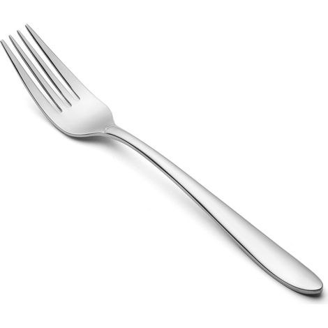 Arcos Tenedor de Mesa - Monoblock de una pieza en Acero Inoxidable 18/10 y 200 mm - Color Plata (1/5)