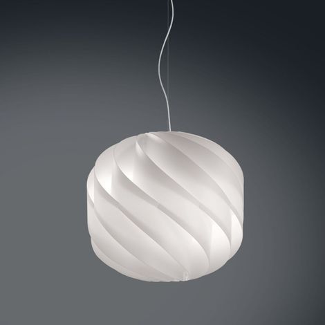 Aufhängung 3 Lichter Weiß aus verchromtem Metall Cm. 72 x 70 Std