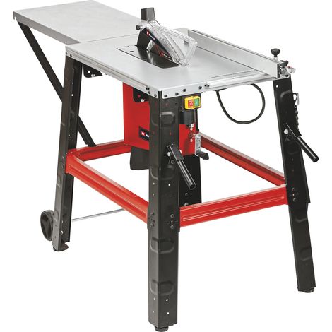 Einhell Tischkreissäge TC-TS 315 U (2.000 Watt, 85 mm Schnitthöhe, Ø 315 mm Sägeblatt, Tischverlängerung, Winkelanschlag, Schiebestock, Werkzeug für Sägeblattwechsel) (1/5)