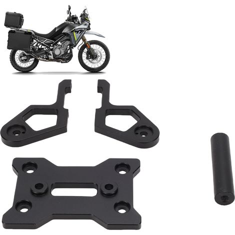 Support de fixation pour GPS de moto avec extension de barre de téléphone en alliage d'aluminium, compatible avec les modèles 450MT 2024 et 2025 (12 mm / 0,47 po). (1/5)