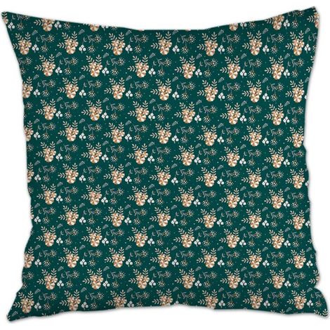 Housse de coussin sans coussin 45x45 facile d'entretien pour canapé ou lit décoration de la saint-valentin (1/5)
