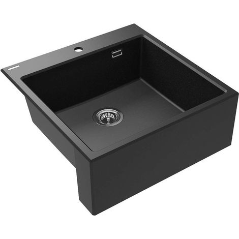 Lavello cucina installazione da appoggio esterno TOP colore grafite Deante ERIDAN ZQEG10K Grafite (1/5)