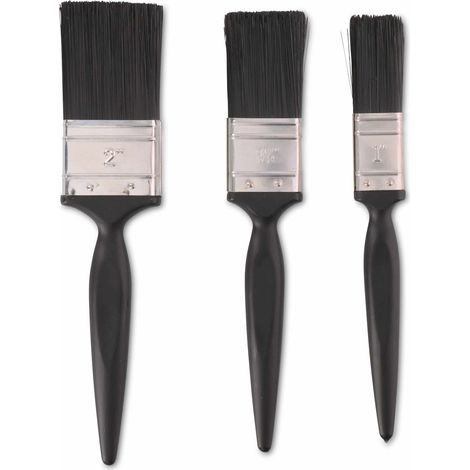 KINZO Set de pinceaux, 3 pièces, 25mm, 38mm, 50mm