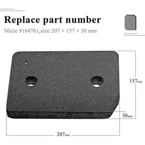 4 PièCes Filtre de SèChe-Linge de Remplacement pour 9164761 pour SèChe-Linge Pompe à Chaleur Tapis Filtrant pour Active TDB230WP TCE530WP, Etc. (1/3)