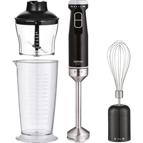 Batidora de mano zelmer zhb4632 x-act 1200 w con set de accesorios (1/5)