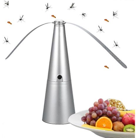 Ventilateur de table portable anti-insectes, anti-mouches, anti-abeilles, anti-guêpes, pour garder aliments propres, usage extérieur et pique-nique (1/5)