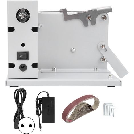 Mini belt sander 775, miniature polishing and grinding machine with 96W power supply, EU plug 110-240V (1/5)
