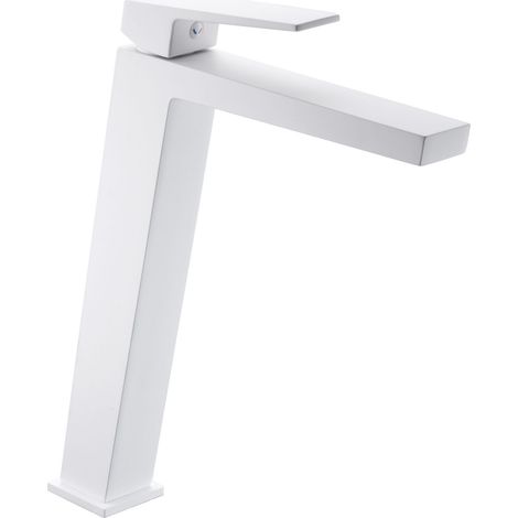 Imex -  Grifo Monomando Lavabo Caño Alto Blanco Serie Art (1/3)