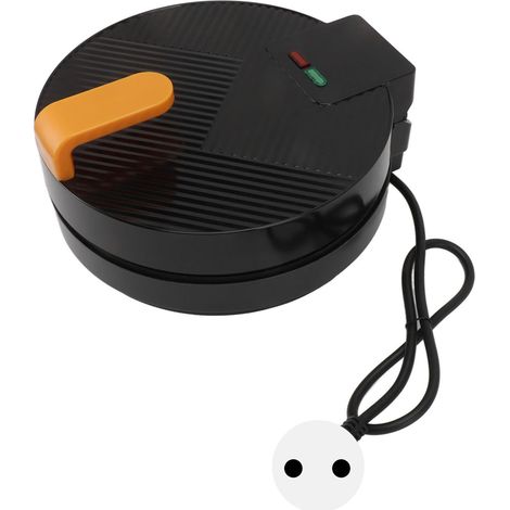 Mini machine à donuts électrique en métal, 8 trous, revêtement antiadhésif, 1400 W, prise UE 220 V, idéale pour le petit-déjeuner et les desserts. (1/5)