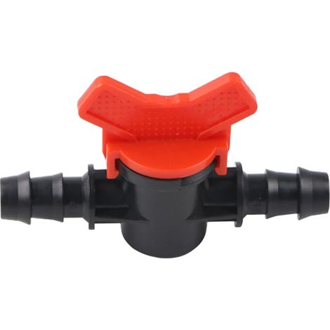 1 pièce. Robinet à bille, vanne de contact, tuyau PE PN4, tuyau d'irrigation goutte à goutte 16/20/25 mm, partie de contact PP du système d'irrigation