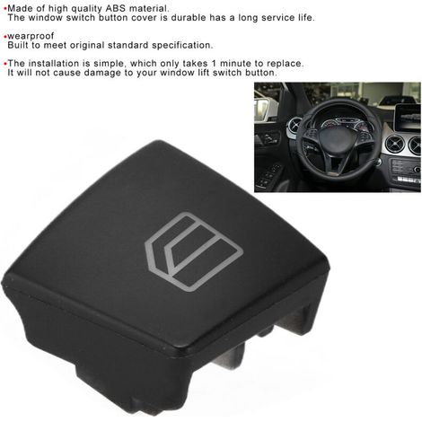 Capacité de bouton d'interrupteur de fenêtre Mercedes ML (2012‑2015)｜ABS durable｜Installation facile (1/4)