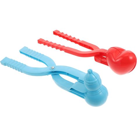 2pcs Clips en Plastique en Forme de Cœur pour Fabriquer des Boules Glacées, Extérieur pour Garçon et Filles, Doux, Confortable, pour Jouer en Hiver Couleur Couleur Aléatoire (1/5)