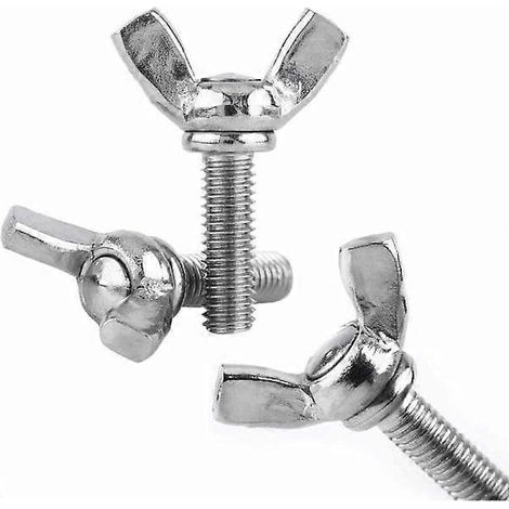 25 écrous à oreilles M6 x 25 mm avec vis à oreilles métrique en acier inoxydable 304 (1/5)