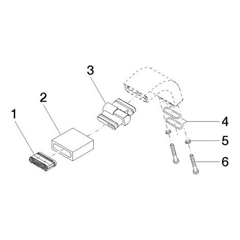 Dornbracht 90117000400-06 Bec bidet pièces de rechange