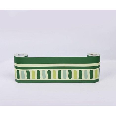 CCYKXAA 1 tome Bordure de papier peint Frise Murale Adhesive Bordure Papier Peint Frise Autocollante pour Cuisine, Salle de Bains (1/4)
