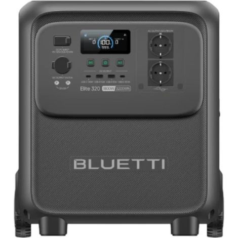 BLUETTI Elite 320 Estación Profesional - 3200 Wh, Generador Solar 2x1800W