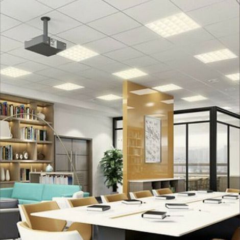 TrAdE Shop Traesio - Pannello Incasso Griglia Led 55 W Plafoniera Slim Luce Fredda Naturale P595-q - -Bianco Naturale - (1/5)