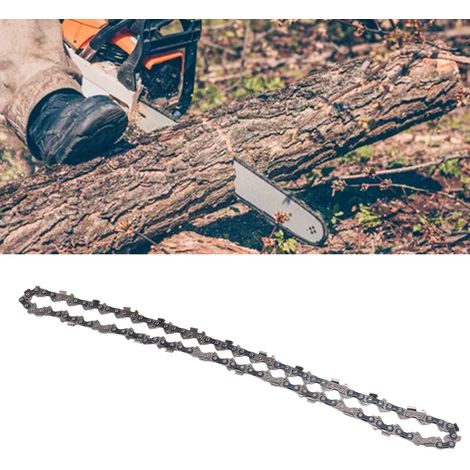 Chaîne de tronçonneuse 14" (35,5 mm), pas de 3/8", jauge .043, 50 maillons, de rechange pour tronçonneuse (1/5)