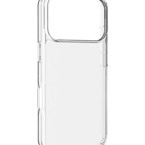 Cellularline Clear Strong - iPhone 17 Pro Funda rígida con bordes de goma (1/2)