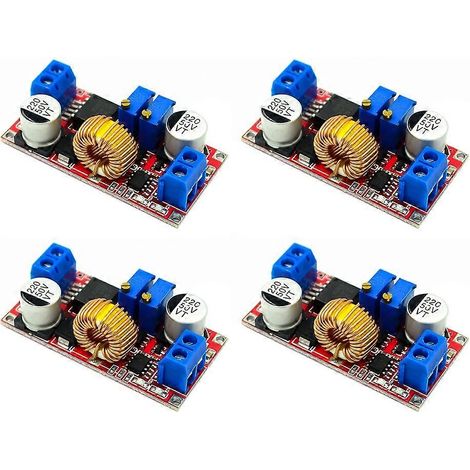 4 convertisseurs de puissance CC/CC XL4015 5A 4-38V vers 1,25-36V CC/CV, carte de charge pour circuit intégré de commande de LED et module de chargeur lithium (1/5)