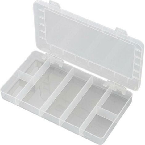 Mallette de rangement séparations fixes PP07-01 1565065 (L x l x H) 192 x 110 x 24 mm Nombre de compartiments: 7 1 pc(s) S837831 (1/3)