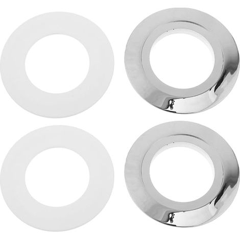 Water Flush Button Conversion Plate Kit Toilet Tank Adapter Kit Double Push Button Installation Patch Universal Toilet Repair Part 38 mm (1/4)