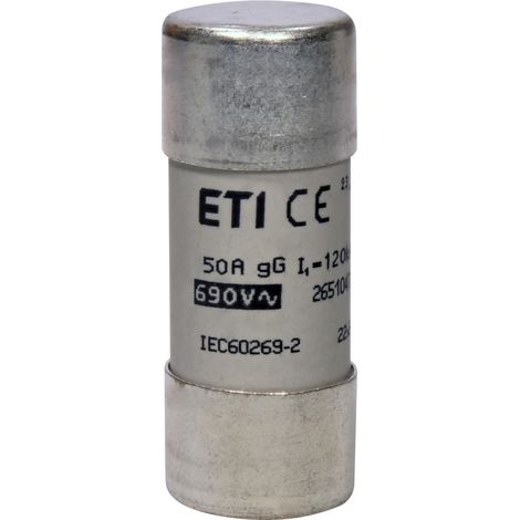 Insert fusible cylindrique CH22x58 gG 80A/690V