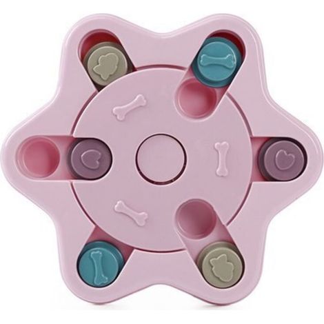 Disques à faire tourner roses pour chiens
