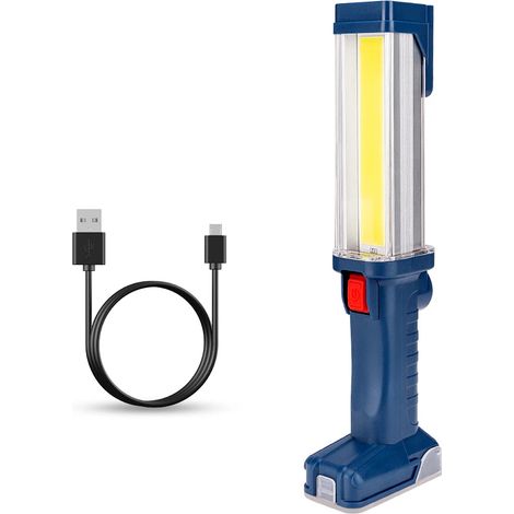 Lampe d'inspection LED rechargeable magnétique 20 W 700 lm USB (1/5)