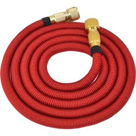Tuyau d'arrosage extensible avec raccord laiton rapide pour jardin et lavage auto, 24.6ft (1/5)