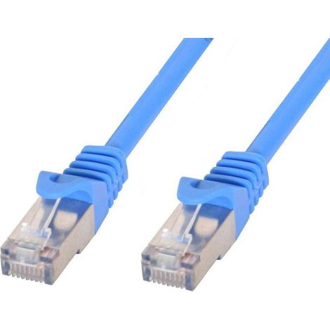 Techly Professional Cavo di rete Patch in rame Cat.6 Blu SFTP LSZH 2m (1/2)