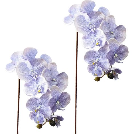 Orchidée artificielle 10 têtes Phalaenopsis fleur simulation faite main DIY fausse décoration centre table mariage photographe maison centre commercial