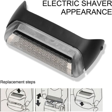 Testa di rasoio elettrico Eosnow, accessori compatibili con Braun, 3 pezzi, adatto per rasoi a foibra (1/3)