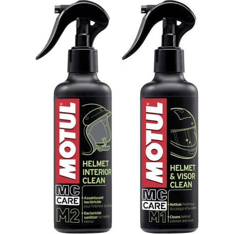 Motul M1 Clean Visier + Motul M2 Clean Helm Set - Geschenk für Motorradfahrer (1/3)
