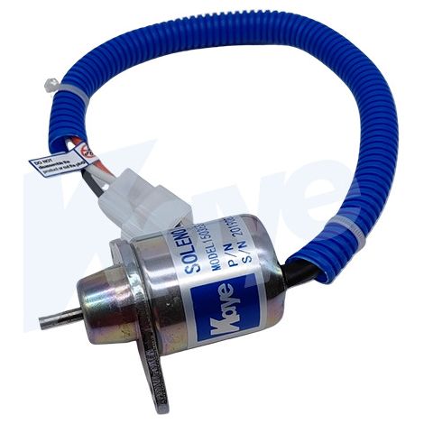 Pièces pour excavatrice : électrovanne d’arrêt moteur Yanmar NV88/94/98, vanne de coupure de carburant 1503ES-24S5SUC5S/24V (1/5)